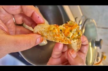 Easy and tasty evening snack recipe |No maida instant and tasty spring rolls