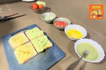 Veg Sandwich Recipe | Healthy Sandwich For Weight Loss |Quick Sandwich