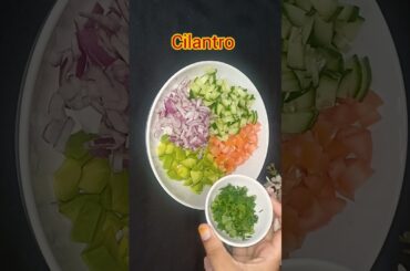 Avocado Tomato Cucumber Salad #shorts