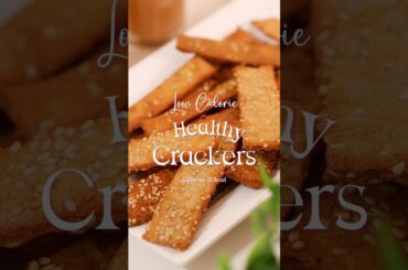 Guilt free Crackers Chips #shorts #crackers #recipe #lowcalorie #healthysnacks #weightloss #airfryer