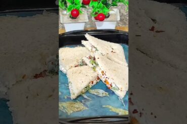 Easy Sandwich Recipe| Curd sandwich #healthy #sandwich #shorts #food #curd