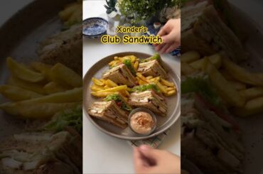 Club Sandwich Recipe Xander's Style #sandwich #shorts