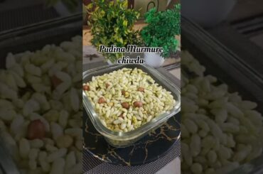 Mint Masala Murmure Chivda | Healthy Tea-Time Snack!#trending #viral#recipe#diwali #chivda #snacks