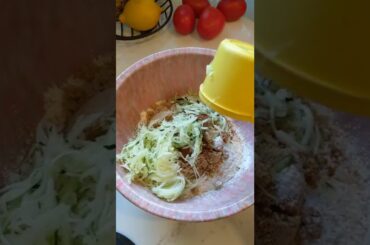 making zucchini bread