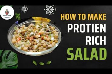 Protein Rich Sprouts Salad Recipe in Telugu | Easy & Healthy Weight Loss Salad | Sprouts Recipe