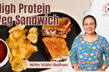 How to Make High Protein Veg Sandwich/Healthy Sandwich