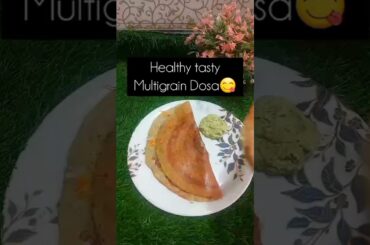 Protein-Rich Multigrain Dosa#shorts#ytshorts #MultigrainDosa#HealthyBreakfast#CrispyAndNutritious