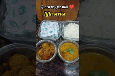 lunch box for him #viral #food #lunchideas #trending #recipe #ytshorts #love #cooking #easyrecipe
