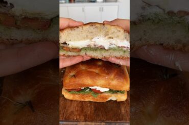 15 Minutes Focaccia Sandwich!