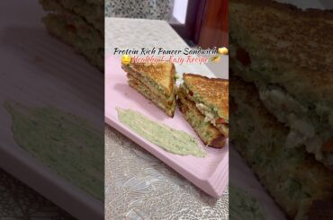 Healthy Paneer Sandwich #sandwichrecipe #paneersandwichrecipe #healthyfood #weightlossrecipe #shorts