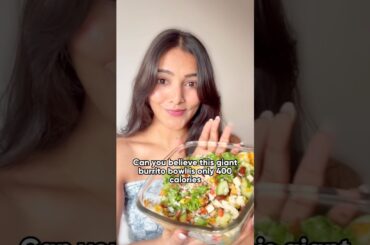 High protein burrito bowl #weightloss #food #recipe #burrito #vegetarian