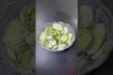 Viral healthy Cucumber Salad #trending #youtubeshorts