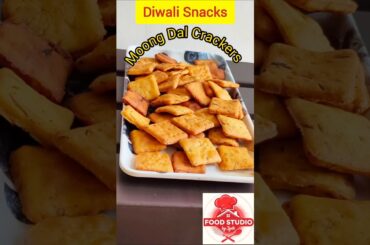 Instant Moong Dal Crackers! easy recipe for crispiest snack!healthy snack recipe #shortsfeed #food