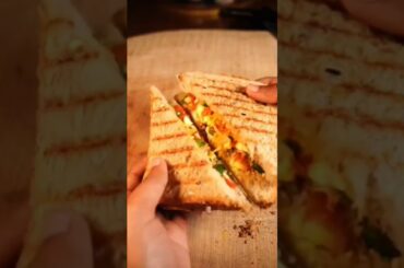 "Healthy snacks high protein crispy paneer sandwhich Quick #shorts "