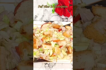 Leftover Bread? Make This Healthy Bread Salad in 5 Minutes #shorts