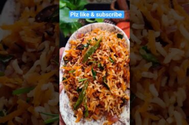 lunch box recipe carrot rice# carrot recipe# healthy recipe#youtube shorts # yt shorts