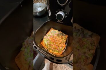 How to Make Bread Egg Omelette in Air Fryer | Easy  Recipe | FryWithMe #shorts #shortsfeed #short