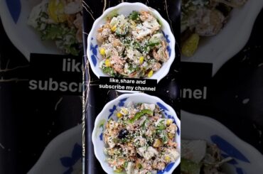 easy quick salad recipe l morning breakfast l healthy l protein rich l weight loss