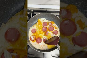 egg sausage sandwitch #breakfast  #food #shorts #egg #eggrecipes