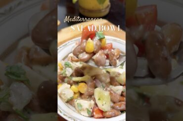 Mediterranean Salad Bowl | Healthy Meal