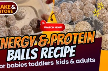 Energy/protein balls recipe |for banies kids todllers & adults too | mwmmw & sons | ilumilu