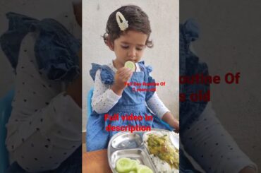 Daily Routine of 2 yearsold babu | Baby Food Ideas #shorts #shorts