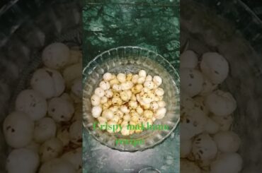 Crispy  peri peri makhana # shorts #healthy#dishalinjhara