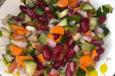 Rajma Chaat | Easy and healthy rajma Chaat Recipe | Russian salad banane ka tarika | rajma chaat