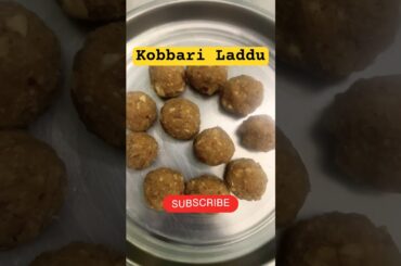 Kobbari Laddu | Healthy Snacks recipe for kids #coconutladdu #coconutladoo #healthysnacks #shorts