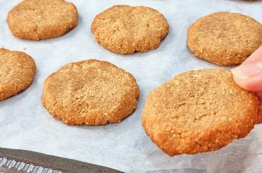 Only 2 INGREDIENTS, NO FLOUR, NO SUGAR! Delicious Cookie, No Dairy, No Egg, Easy, Quick and Healthy
