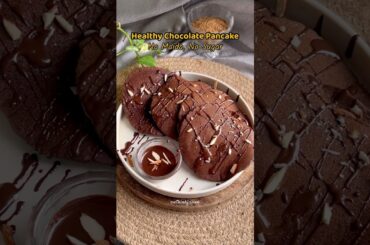 Healthy Chocolate Pancake | Healthy recipes | Recipes for weight loss | alternatives for sugar