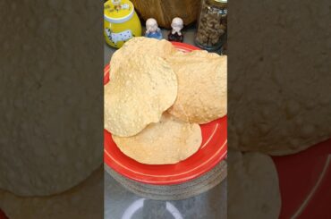 Zero Oil Crispy Sabudana Papad #shorts #viral #recipe
