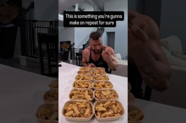 Blackened chicken, protein, pasta, meal prep #mealprepideas