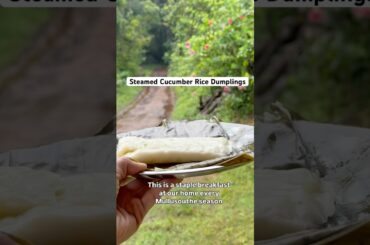 Mullusouthe Kadubu Recipe | Steamed Cucumber Rice Dumplings | Healthy Breakfast Recipe #cucumber