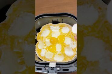 healthy egg breakfast with air fryer #breakfast #airfryer #food #shorts