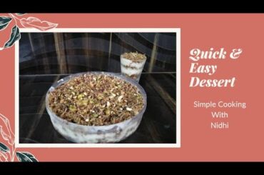 Unique,Tasty & Cream Dessert Without Whipping Cream Or Baking, #shorts