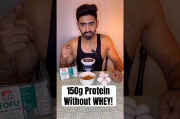 150g Protein Without Whey! Full Day of High Protein Meals (Fat Loss & Muscle Gain Guide) #bellyfat