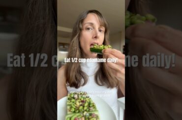 Eat 1/2 cup edamame daily-says renowned breast cancer doctor! 3 edamame recipes in YouTube posts tab