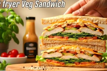 Air Fryer Easy Breakfast Recipe | Bread ka Easy Breakfast | Healthy Breakfast Ideas | Veg Sandwich