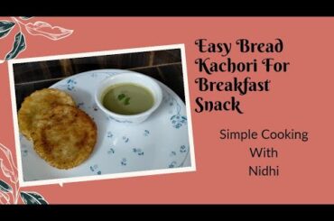 Easy Bread Kachori For Breakfast/Snack/Kids Lunch box Recipe/ #shorts