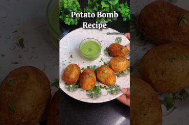 Potato Bomb Recipe | #short #snacks #recipe #potato #crispy #food #cookwithprishal