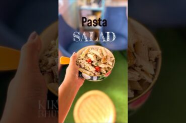 Pasta Salad #AD #PastaSaladRecipe #HealthyEating #LowCalorieMeals #EasyHealthyRecipes #CurdPasta