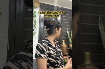 My evening snacks | Besan ka chilla | Besan Chilla Recipe | Chilla Recipe #shorts #ytshorts #snacks