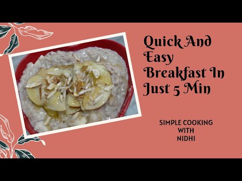 Quick and Easy Apple & Almond Oats For Breakfast / #shorts/ #simplecookingwithnidhi Quick and Easy Apple & Almond Oats For Breakfast / #shorts/ #simplecookingwithnidhi