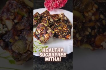 Healthy sugarfree mithai recipe #recipeoftheday #shorts #trending #music #Healthy