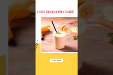 chiku banana smoothe #summerdrink #healthyrecipes#smoothies #ytshorts