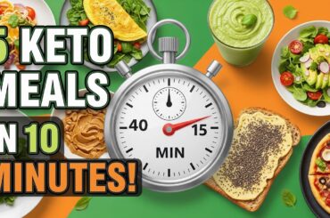 5 Keto Meals in 10 Minutes / Quick & Easy / Low Carb Recipes