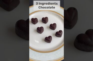 Only 3 Ingredients Homemade Chocolate from cocoa powder | #chocolate #quickbite1111 #easy #newshorts