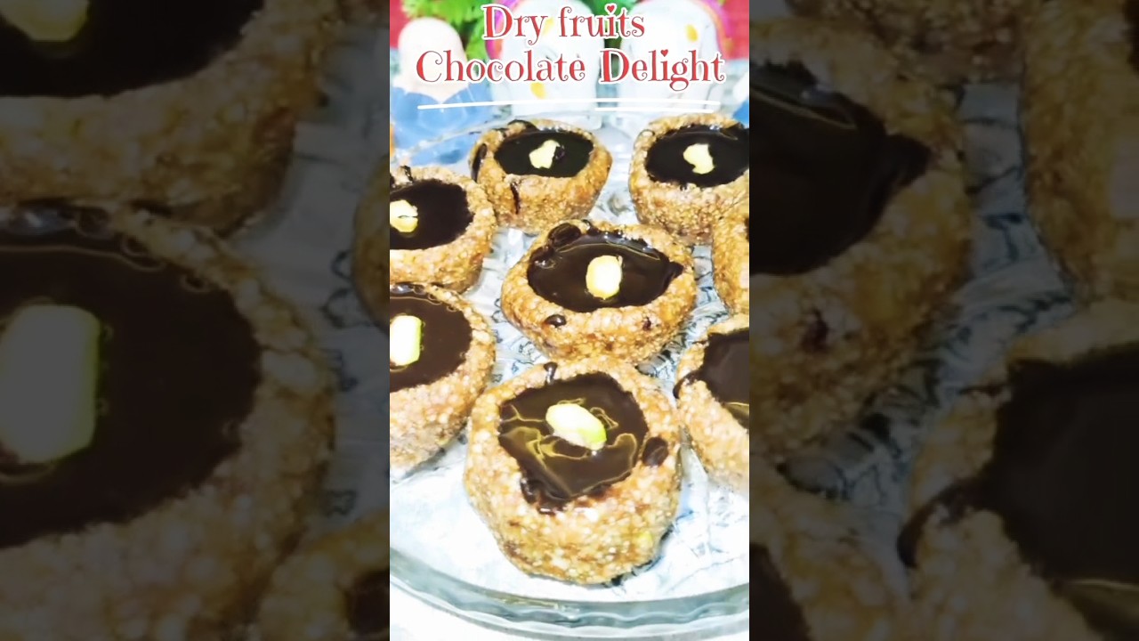 Dry Fruits Chocolate Delight | Without sugar | Perfect For Kid’s #chocolate #vairalshort #sweet Dry Fruits Chocolate Delight | Without sugar | Perfect For Kid's #chocolate #vairalshort #sweet