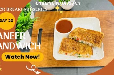 PANEER SANDWICH | PANEER SANDWICH RECIPE | HIGH PROTEIN PANEER SANDWICH RECIPE